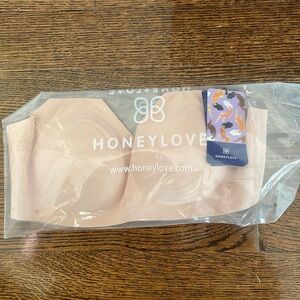 Honeylove LiftWear Silhouette Bra, L Large, Blush NWT